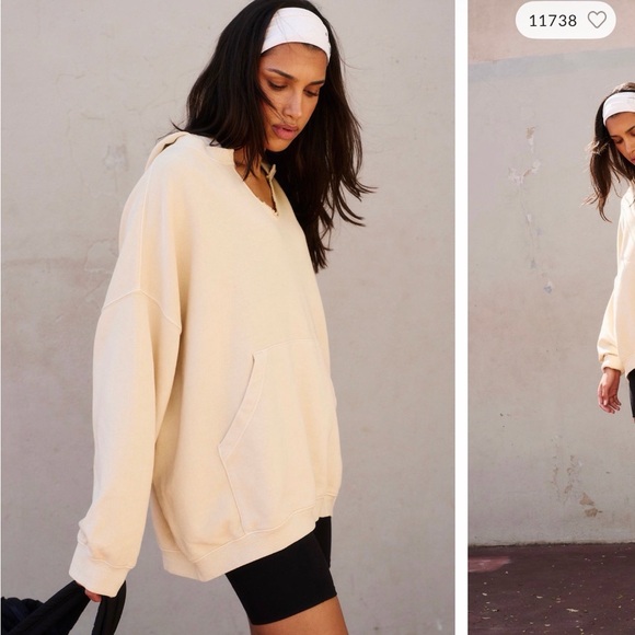 Free People Oatmilk Hoodie - Picture 2 of 6